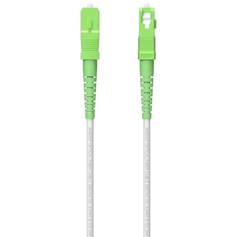 AISENS CABLE FIBRA OPTICO G657A2 3.0 150M BLANCO