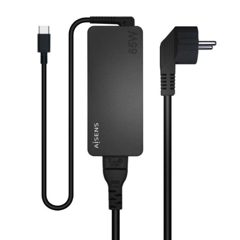 AISENS CARGADOR PORTATIL ASCH-1PD65D-BK / 1XUSB-C /65W