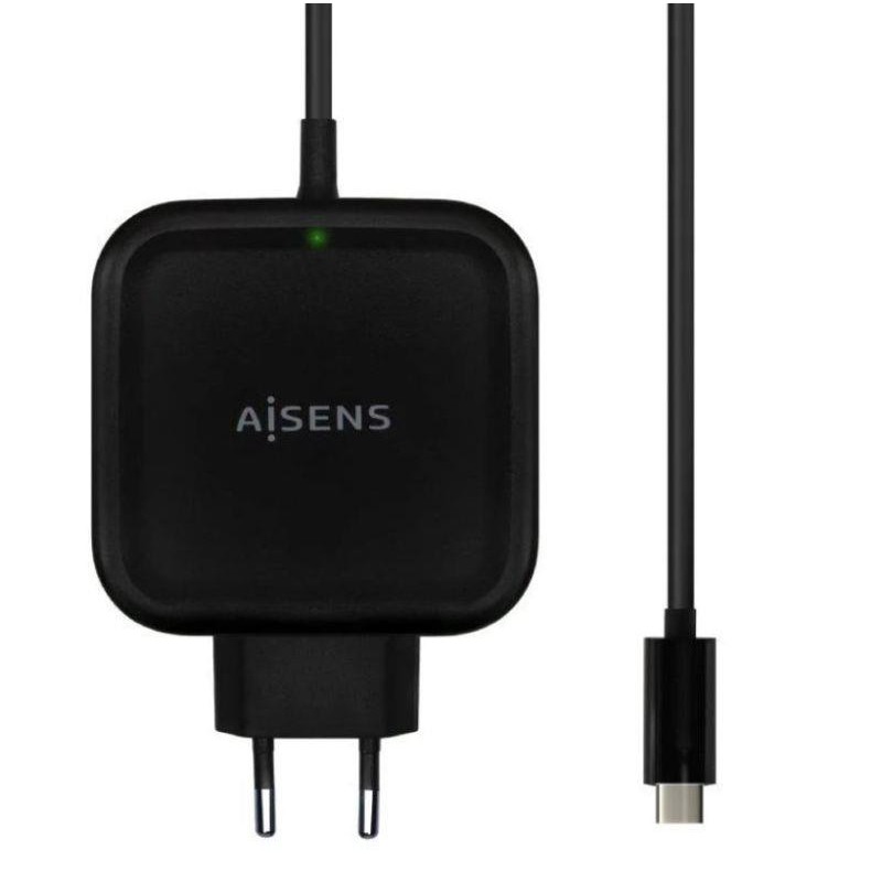 AISENS CARGADOR PARED ASCH-1PD65WL-BK USB-C 65W NEGRO