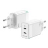 AISENS CARGADOR PARED ASCH-45W2P005-W/ 45W/ 2xUSB-C /BLANCO