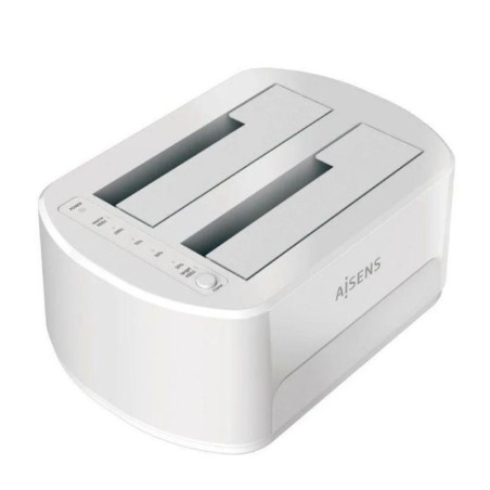 AISENS DOCKING STATION PARA DISCOS DUROS ASDS-D02W/ BLANCA