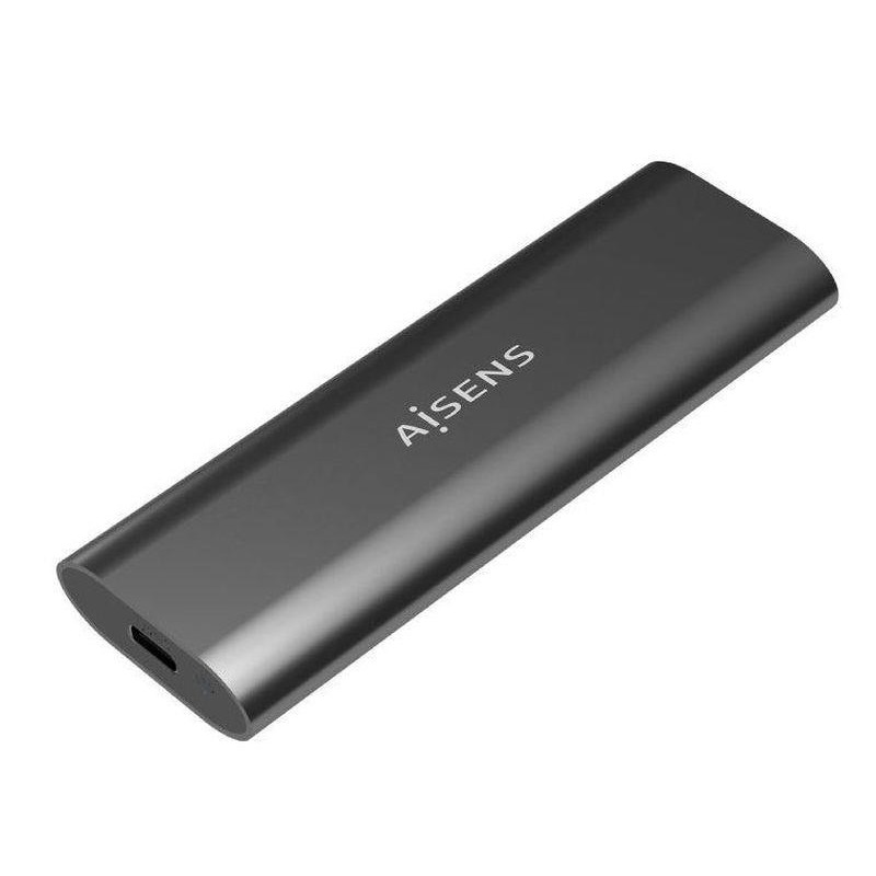 AISENS CAJA EXTERNA ASM2-015GR SSD M.2 SATA NVME USB 3.2/ SIN TORNILLOS/ GRIS