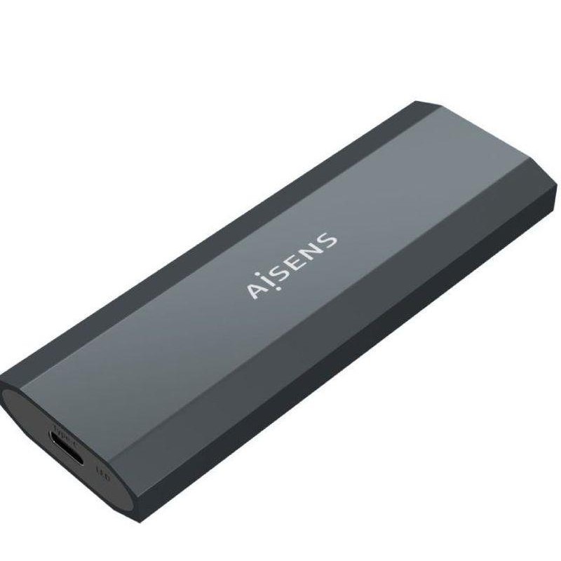 AISENS CAJA EXTERNA ASM2-018GR SSD M.2 SATA NVME USB 3.1/ SIN TORNILLOS/ GRIS