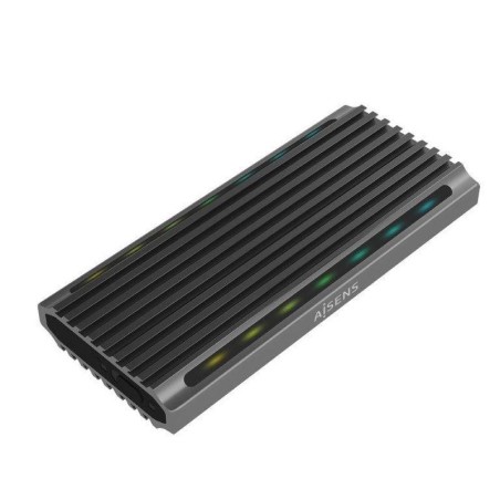 AISENS CAJA EXTERNA AASM2-021GR SSD M.2 SATA NVME USB 3.2 GEN 2/ SIN TORNILLOS/ GRIS