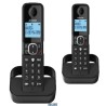 ALCATEL TELEFONO INALAMBRICO DECT F860 DUO NEGRO