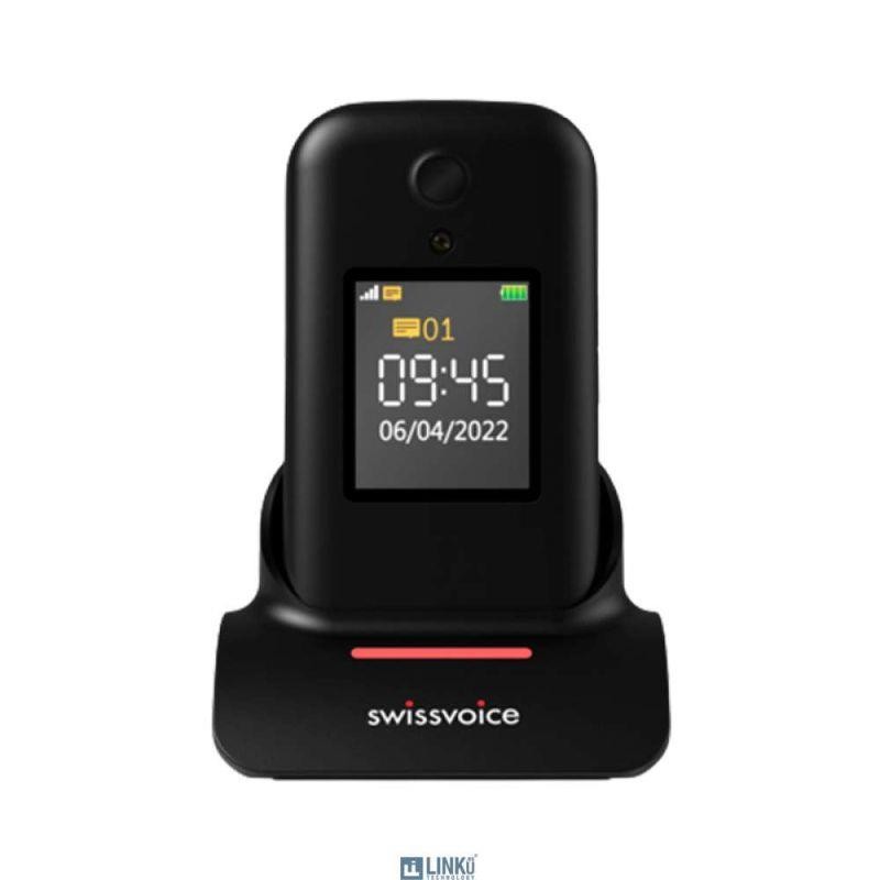 SWISSVOICE MOVIL SENIOR S38 2G NEGRO 2G-CG2-2,8- 2 MPX-BLACK