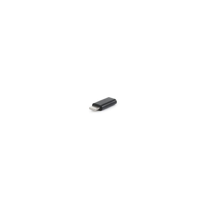 GEMBIRD ADAPTADOR USB-C A LIGHTNING (CF / 8PIN M) NEGRO