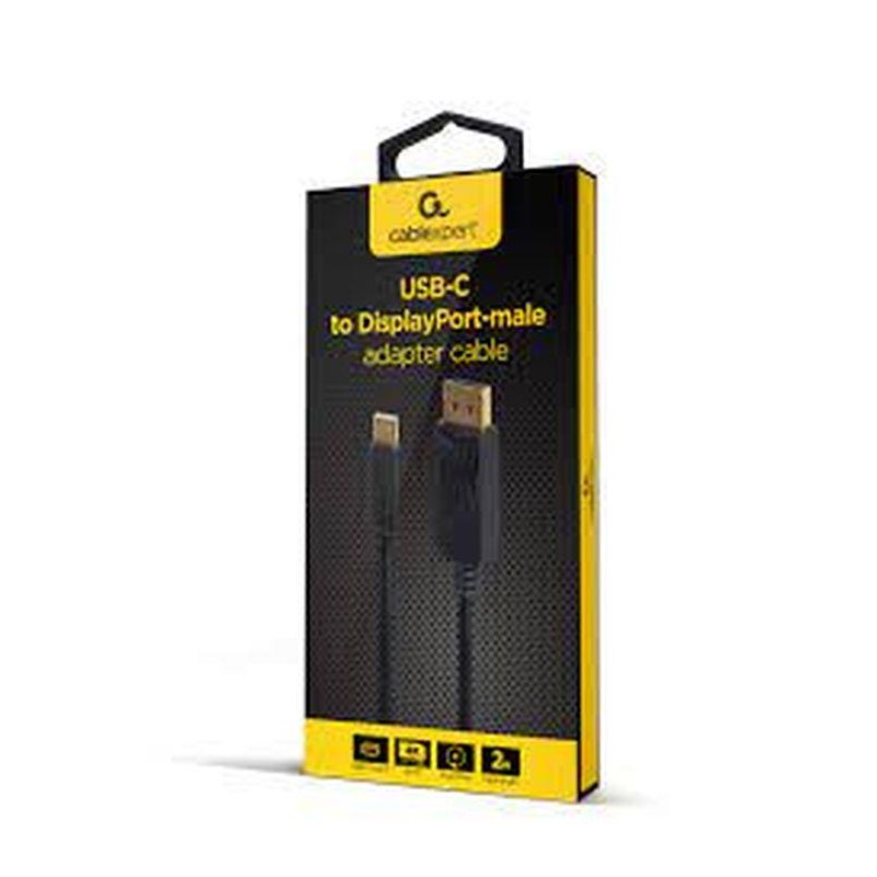 GEMBIRD CABLE USB-C A DISPLAYPORT MACHO NEGRO