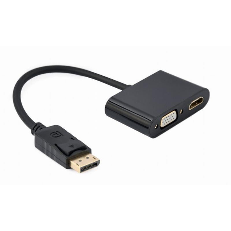 GEMBIRD CABLE ADAPTADOR DISPLAYPORT M A HDMI H + VGA H