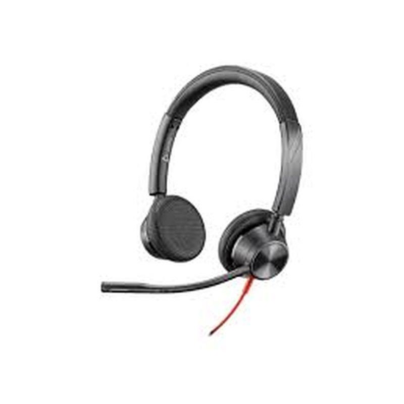 POLY AURICULARES CON CABLE BLACKWIRE 3325T JACK