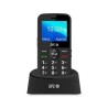 SPC TELEFONO MOVIL FORTUNE 2 NEGRO TECLAS GRANDES - DUAL SIM - BT - CÁMARA - LINTERNA - AGENDA 500 CONTACTOS - BAT 1200mAh