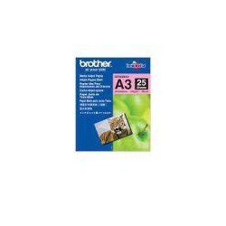 BROTHER PAPEL GLOSSY FOTO MATE 145GR A3 25 HOJAS