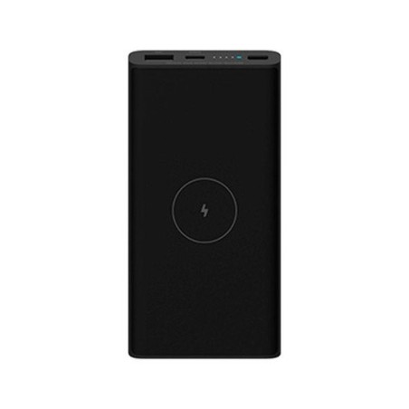 XIAOMI MI POWERBANK 10000MAH 10W WIRELESS NEGRA Carga inalámbrica de 10W / Carga rápida por cable de 22.5 W - USB Tipo C/USB