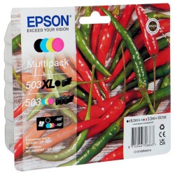 EPSON CARTUCHO TINTA T09R9 VALUE PACK 503XL NEGRO/ 503 CMY