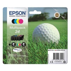 EPSON CARTUCHO TINTA T3466 Nº 34 VALUE PACK 4 COLORES