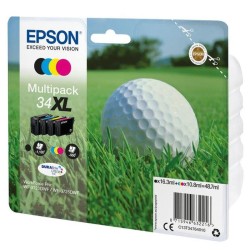 EPSON CARTUCHO TINTA T3476 Nº 34XL VALUE PACK 4 COLORES