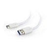 GEMBIRD CABLE USB 3.0 A-M / C-M 1M BLANCO