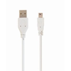 GEMBIRD CABLE USB A MINI USB 0.9M BLANCO