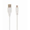 GEMBIRD CABLE USB A MINI USB 0.9M BLANCO