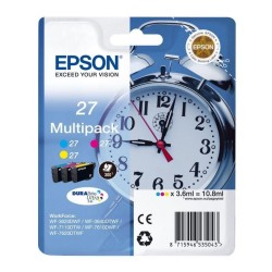 EPSON CARTUCHO TINTA T2705 Nº 27 VALUE PACK 3 COLORES