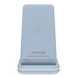 CANYON CARGADOR INALAMBRICO PLEGABLE WS-304 2 EN 1 AZUL POLVO