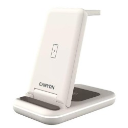 CANYON CARGADOR INALAMBRICO PLEGABLE WS-304 2 EN 1 VAINILLA