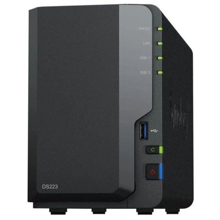 SYNOLOGY NAS 2 BAHIAS DISKSTATION DS223 3.5-2.5/ 2GB DDR4/ FORMATO TORRE