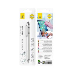 ONE+ LAPIZ TACTIL UNIVERSAL BLANCO PARA TABLET - SMARTPHONES NG6032 / BLANCO/ 2X PUNTAS TACTILES