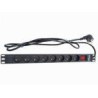 ENERGENIE REGLETA 8 TOMAS PARA RACK 1 U 16A 3M DE CABLE