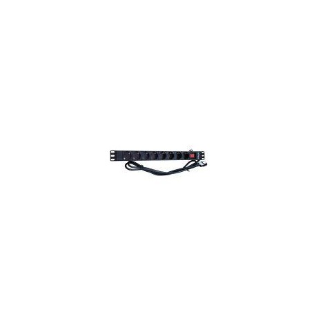 ENERGENIE REGLETA 8 TOMAS PARA RACK 1 U 16A 3M DE CABLE ENCHUFE C14