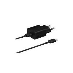 SAMSUNG CARGADOR 15W USB-C NEGRO