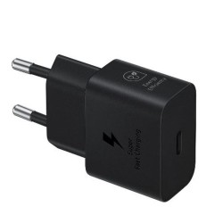 SAMSUNG CARGADOR USB-C 25W GAN NEGRO - CABLE NO INCLUIDO