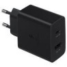 SAMSUNG CARGADOR 35W DUO USB-C + USB-A SIN CABLE NEGRO