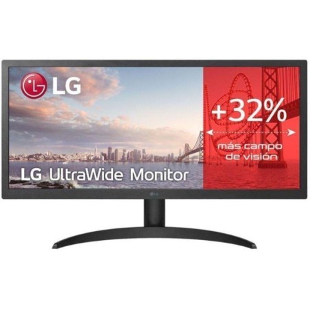 LG MONITOR ULTRAPANORAMICO 26WQ500-B 25.7 NEGRO HDMI / 1MS /DP/IPS/75HZ/WFHD