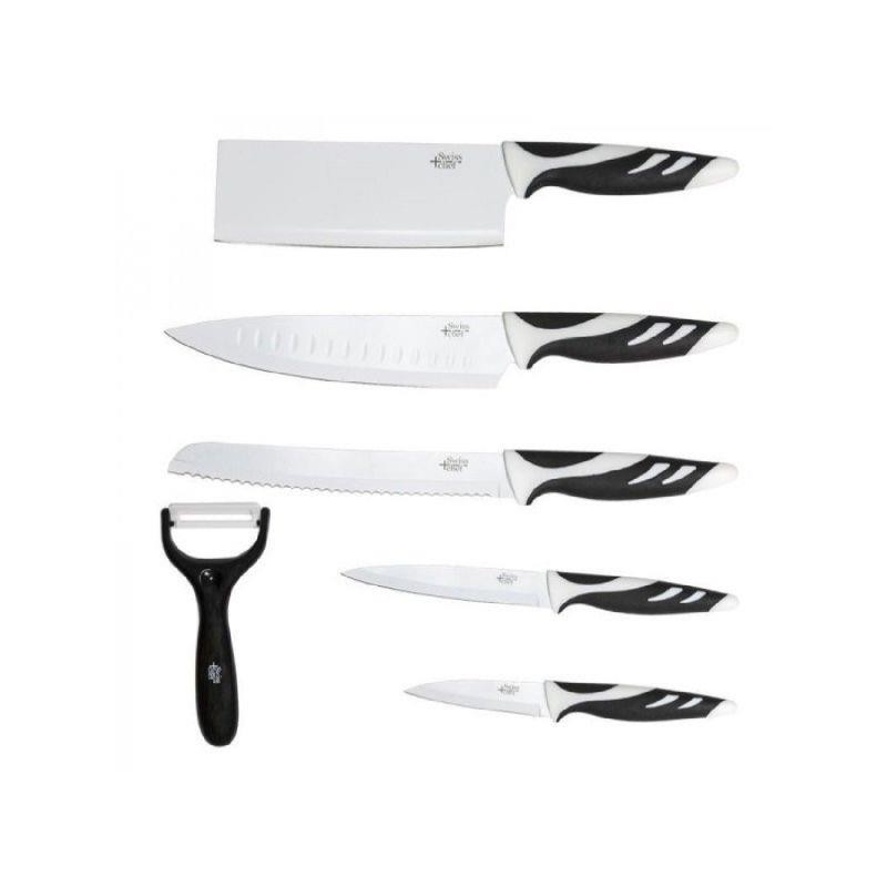 CECOTEC CUCHILLOS SWISS CHEF BLANCOS