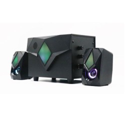 EWENT ALTAVOZ GAMING 2.1 CON BLUETOOTH, RADIO FM, LECTOR MULTIMEDIA USB/AUX/SD