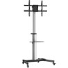 AISENS SOPORTE DE PIE INCLINABLE CON RUEDAS Y MANIVELA FT86TRE-197 PARA TV 37-86/ HASTA 50 KG