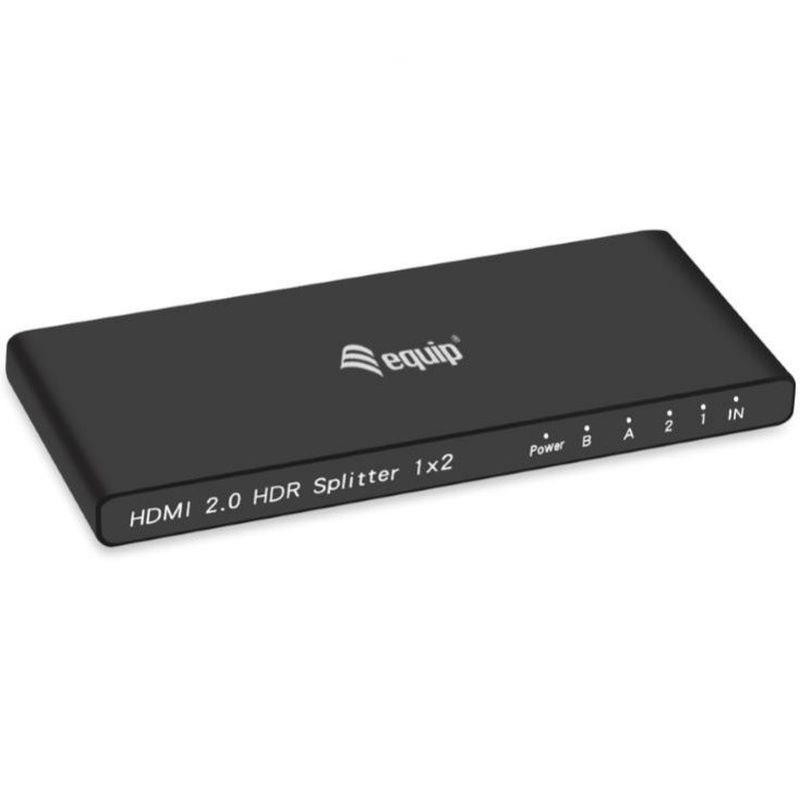 EQUIP SPLITTER PARA 2 MONITORES HDMI 2.0