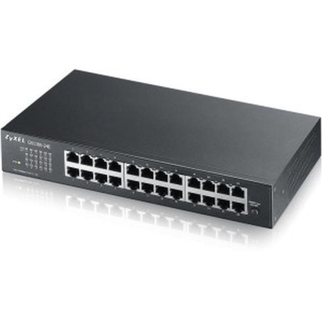 ZYXEL SWITCH GS1100-24E NO ADMINISTRADO GIGABIT ETHERNET (10/100/1000) NEGRO