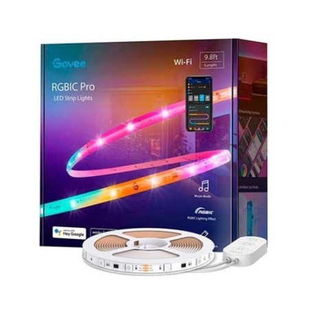 GOVEE TIRA LED WIFI RGBIC LED H619Z 3M/RGBIC/64 MODOS/CONTROL POR VOZ