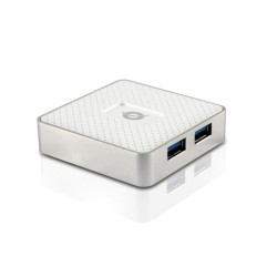 CONCEPTRONIC HUB USB 3.0 COLOR BLANCO