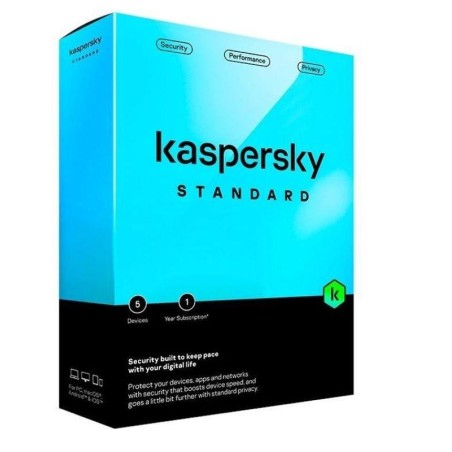 KASPERSKY ANTIVIRUS STANDARD 5 DISPOSITIVOS 1 AÑO