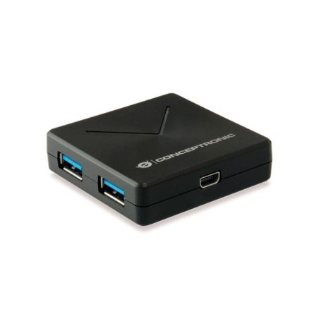 CONCEPTRONIC HUB USB 3.0 COLOR NEGRO