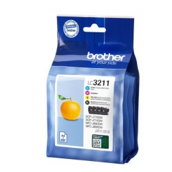 BROTHER CARTUCHO TINTA LC-3211 VALUE PACK BK-C-M-Y