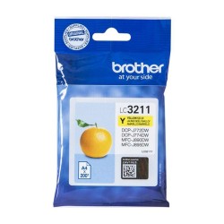 BROTHER CARTUCHO TINTA LC-3211Y AMARILLO