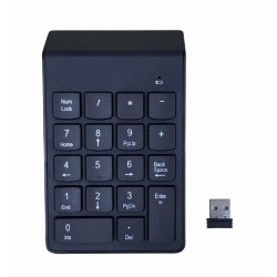 GEMBIRD TECLADO NUMERICO INALAMBRICO NEGRO