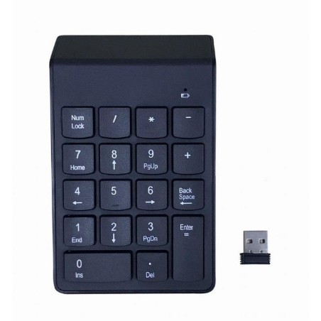 GEMBIRD TECLADO NUMERICO INALAMBRICO NEGRO