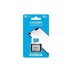 KIOXIA MICRO SD 32GB EXCERIA UHS-I C10 R100 MAS ADAPTADOR