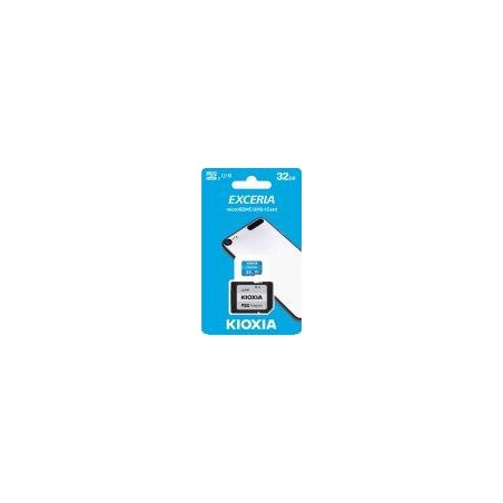 KIOXIA MICRO SD 32GB EXCERIA UHS-I C10 R100 MAS ADAPTADOR