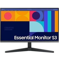 SAMSUNG MONITOR ESSENTIAL S3 24C330GAU 24/ FHD/ NEGRO HDMI / DISPLAY PORT / VESA